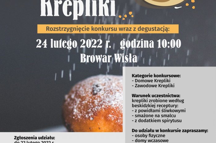 Plakat KOnkurs na Najlepsze Beskidzkie Krepliki